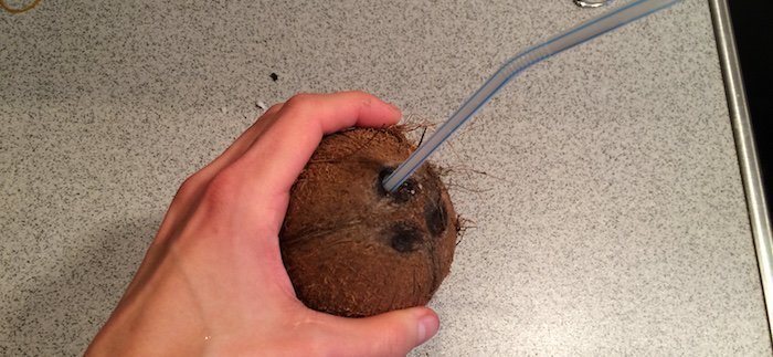 otwórz kokos